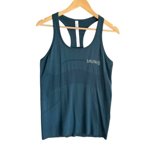 Swiftly Tech Tank Top Size 10 Green Teal Brunch 5k - Picture 9 of 9